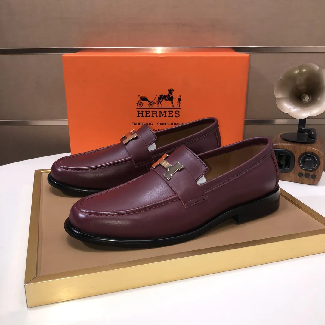 Men's shoes💰460💰【LOUIS VUITTON】(sheepskin lining) new cowhide LV formal shoes🎩🎩❗️🆘made one to one at the counter🎩original quality, imported cowhide upper➕full sheepskin lining➕original rubber outsole, {high quality visible}👣Size: 38-45 (45 custom-made)